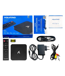 Aparelho Smart Tv Box 4K HD TV Tubo Netflix Youtube STV-3000 Aqurio