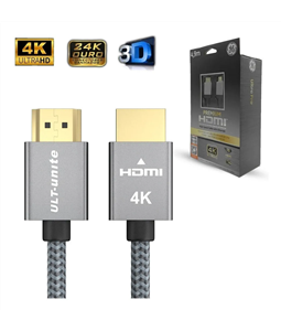 Cabo Hdmi Premium c/ Ouro 5m 4k UltraHd Tv PS5 Xbox Projetor