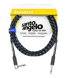 Cabo Santo ngelo Guitarra Violo Textil P10 Plug L 4,57 Mt