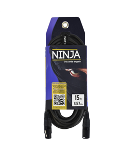 Cabo Santo ngelo Microfone Xlr macho Xlr femea 4,57Mt Ninja