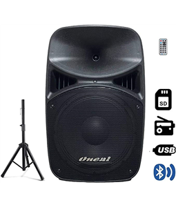 Caixa de Som Ativa Oneal Opb 915 BT 180W Rms Bluetooth Trip