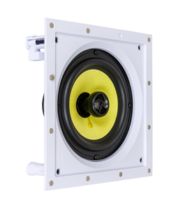 Caixa Som Jbl Ci6s Plus Alto Falante Arandela Quadrada 160w Embutir Gesso Branco