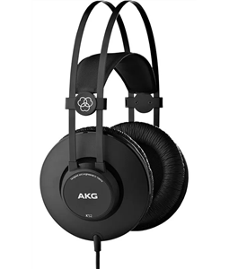 Fone de Ouvido AKG K52 Preto Headphone DJ Estdio Palco