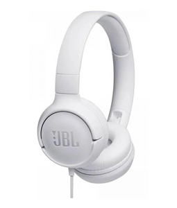 Fone De Ouvido Jbl On-ear Tune 500 C/ Fio Branco T500 White