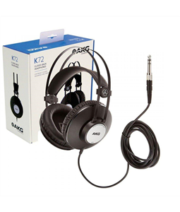 Fone Ouvido Profissional Akg K72 Headphone Preto Estdio Monitor Retorno Produtor DJ