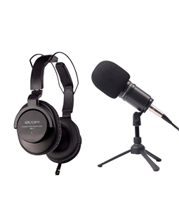 Kit Podcast Live Streamers Zoom Zdm-1 Pmp Podcast Mic Pack