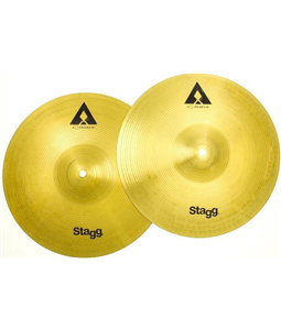 Kit Pratos Bateria Stagg Axk Set 14 16 20 Chimbal Crash Ride