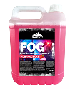 Lquido Fluido Mquina Fumaa Fog Morango Galo 5L FROSTBITE