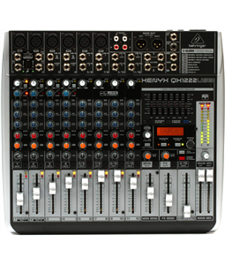 Mesa Som Behringer Xenyx QX1222 USB 12 Canais c/ Equalizador