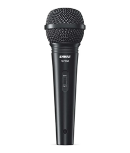 Microfone De Mo Shure Dinmico Cardioide SV200 Vocal