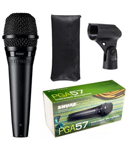 Microfone Instrumental Profissional Shure PGA57-LC Dinmico