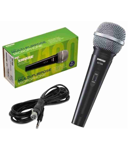 Microfone Profissional Shure Sv100 C/ Cabo Garantia 2 Anos