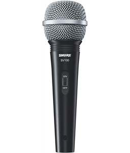 Microfone Profissional Shure Sv100 C/ Cabo Garantia 2 Anos