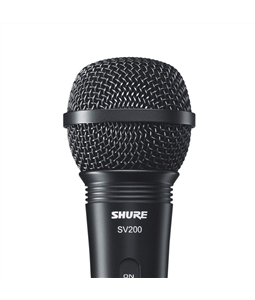 Microfone Shure Sv200 C/ Cabo Xlr e Espuma Garantia 2 Anos